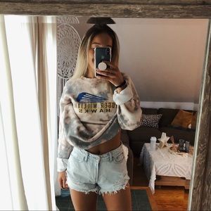 Abercrombie & Fitch denim shorts :)